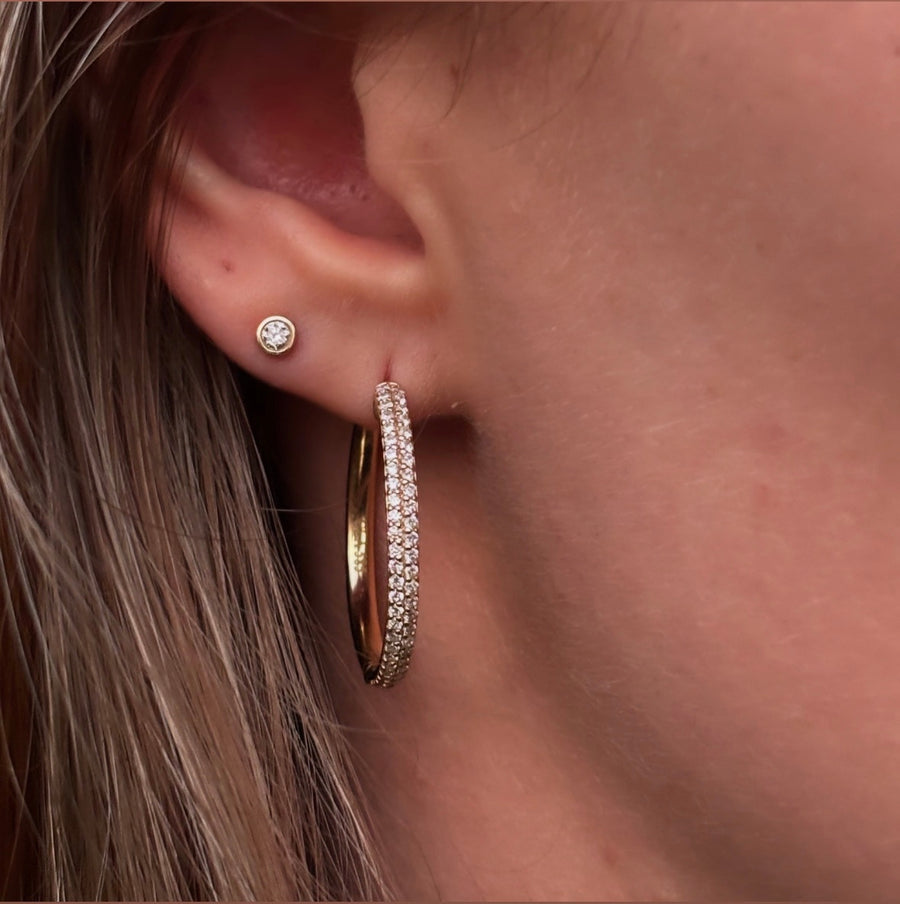 Perfection Creoler (naturlig diamant)