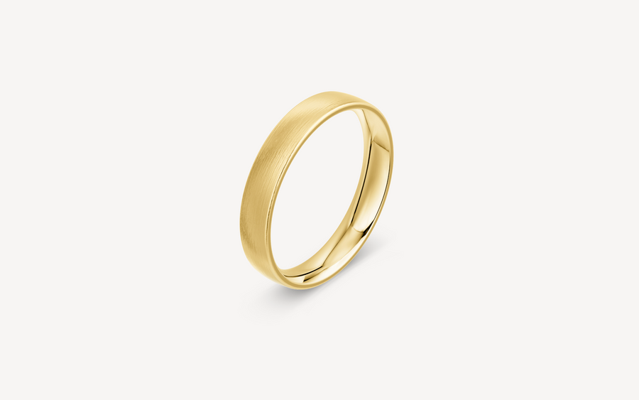 Vielsesring 14karat B-PROFIL - 4mm