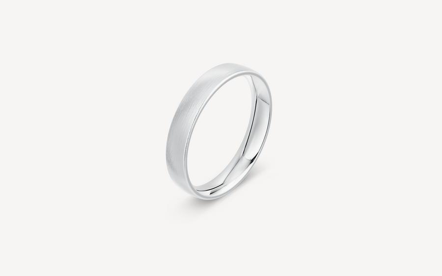 Vielsesring 14karat B-PROFIL - 4mm