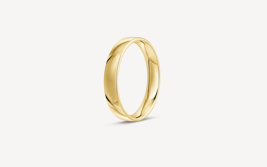 Vielsesring 14karat B-PROFIL - 4mm