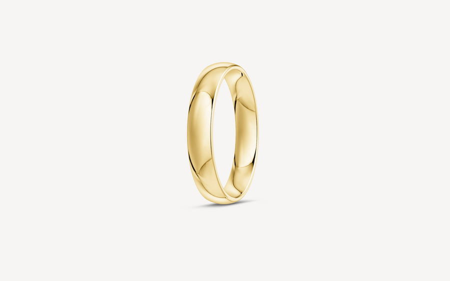 Vielsesring 14karat A-PROFIL - 4mm