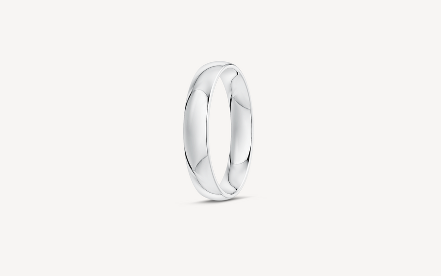 Vielsesring 14karat A-PROFIL - 4mm