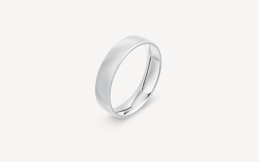 Vielsesring 14karat B-PROFIL - 5mm