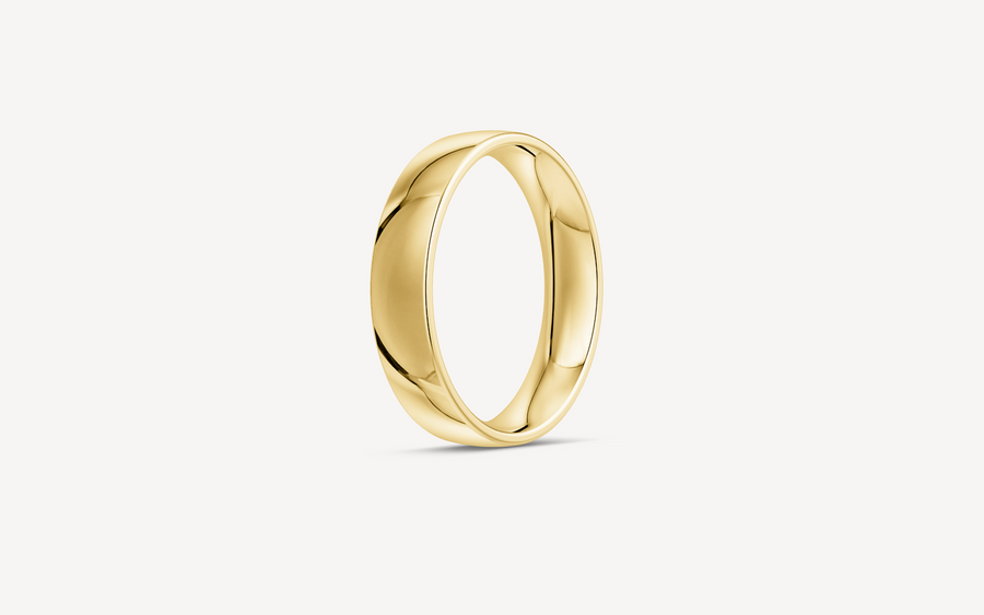 Vielsesring 14karat B-PROFIL - 5mm