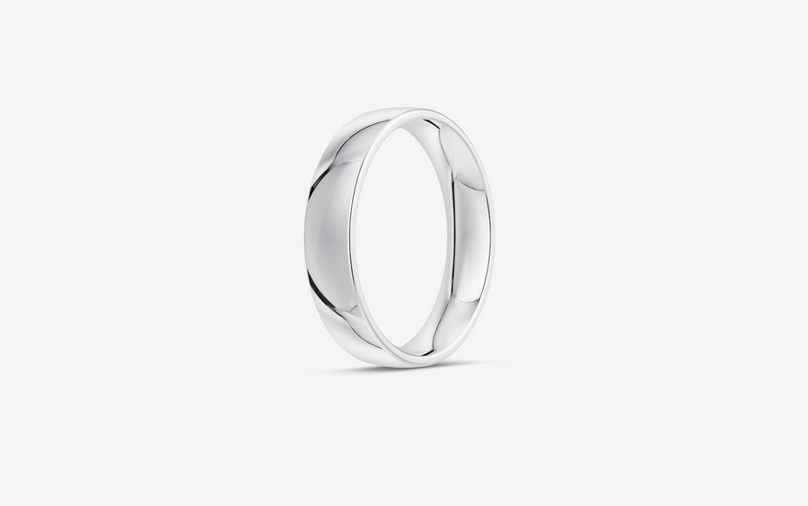 Vielsesring 14karat B-PROFIL - 5mm