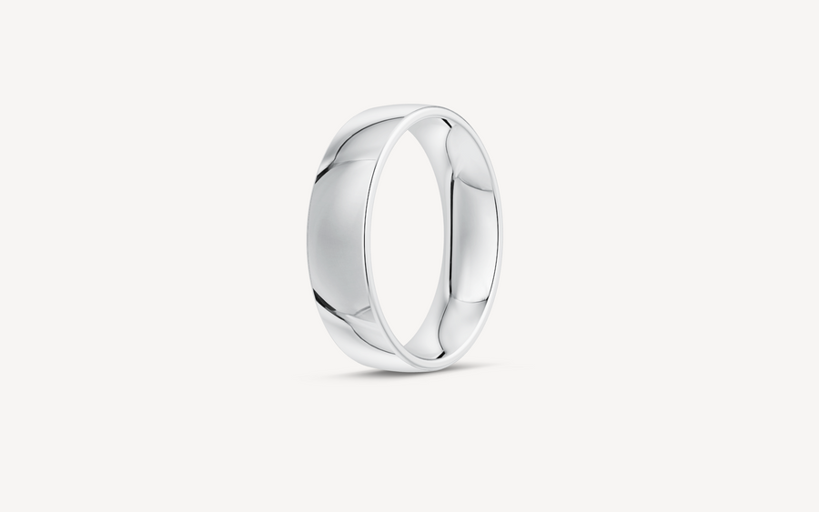 Vielsesring 14karat B-PROFIL - 6mm