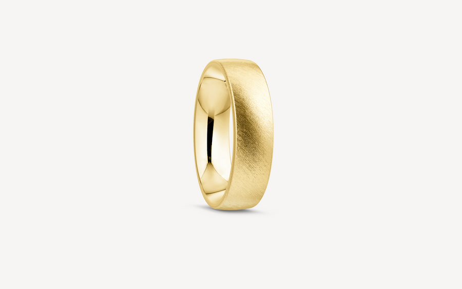 Vielsesring 14karat B-PROFIL - 6mm