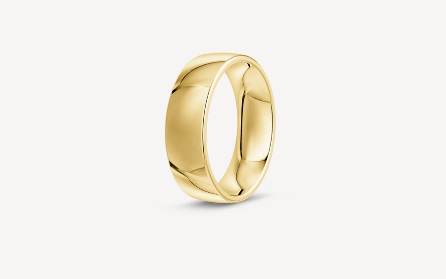 Vielsesring 14karat B-PROFIL - 7mm