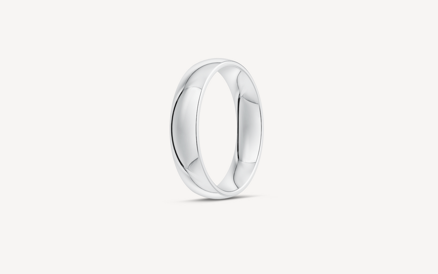 Vielsesring 14karat A-PROFIL - 5mm