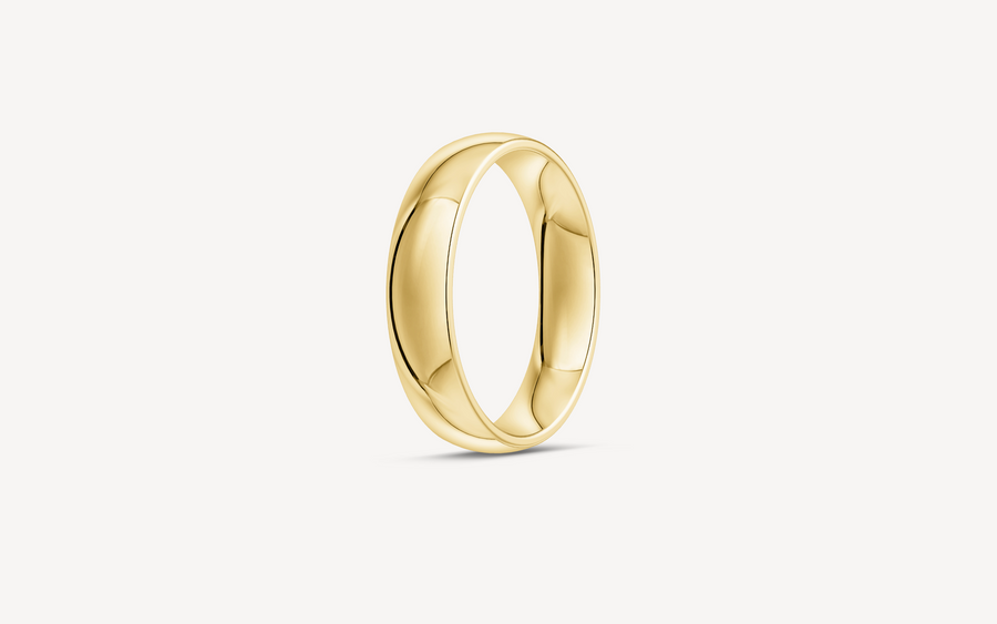 Vielsesring 14karat A-PROFIL - 5mm