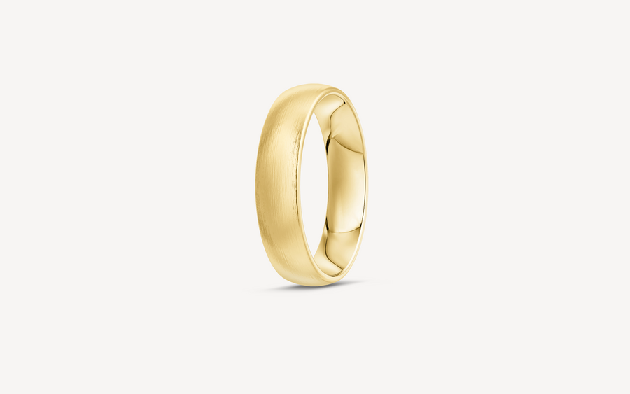 Vielsesring 14karat A-PROFIL - 5mm