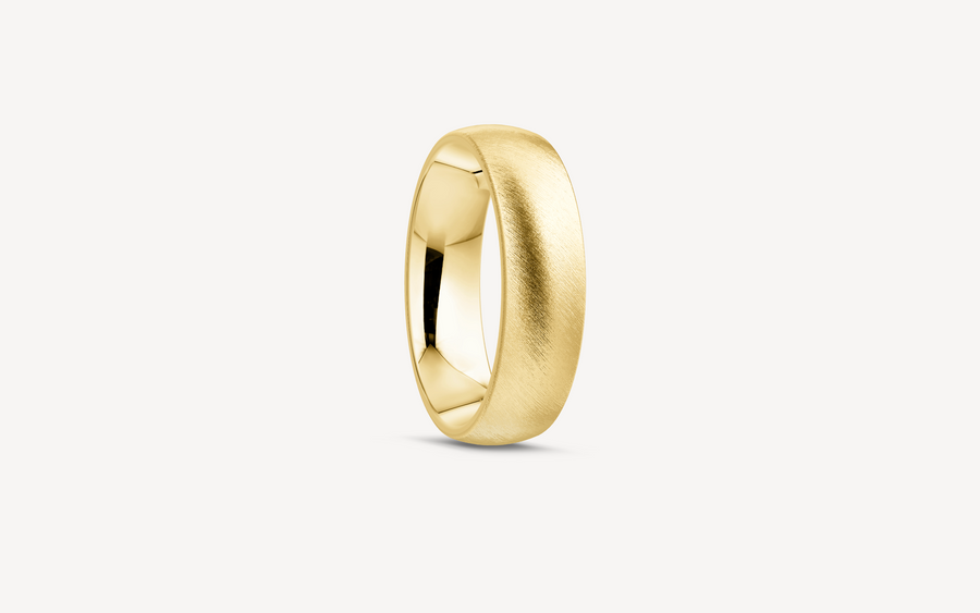 Vielsesring 14karat A-PROFIL - 6mm