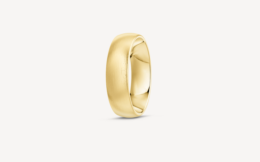 Vielsesring 14karat A-PROFIL - 6mm