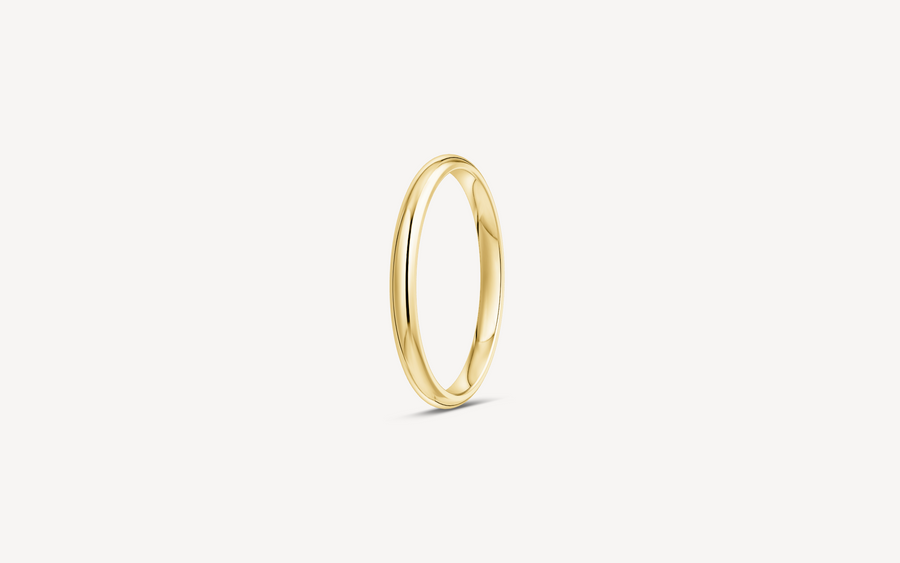 Vielsesring 14karat C-PROFIL - 2mm