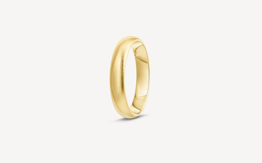 Vielsesring 14karat C-PROFIL - 4mm