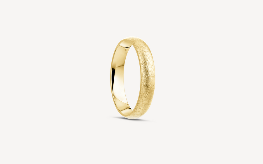 Vielsesring 14karat C-PROFIL - 4mm