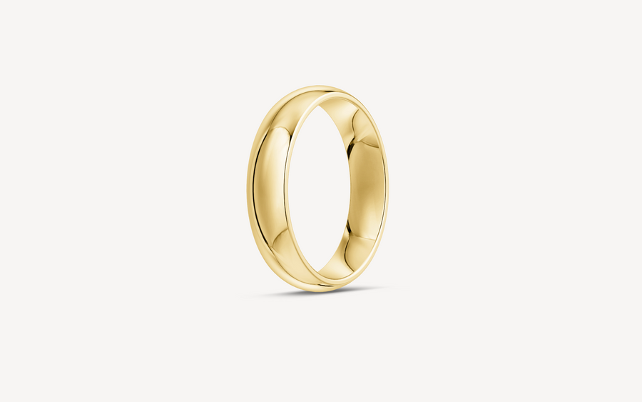 Vielsesring 14karat C-PROFIL - 5mm