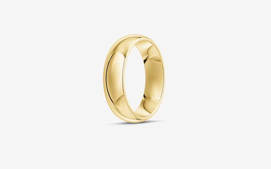 Vielsesring 14karat C-PROFIL - 6mm