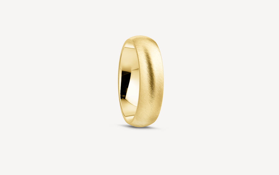 Vielsesring 14karat C-PROFIL - 6mm