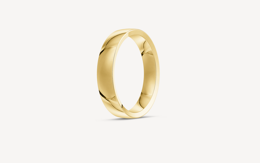Vielsesring 14karat D-PROFIL - 5mm