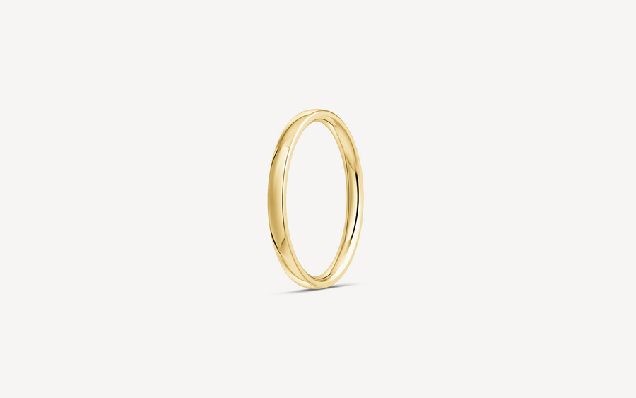 Vielsesring 14karat B-PROFIL - 2mm