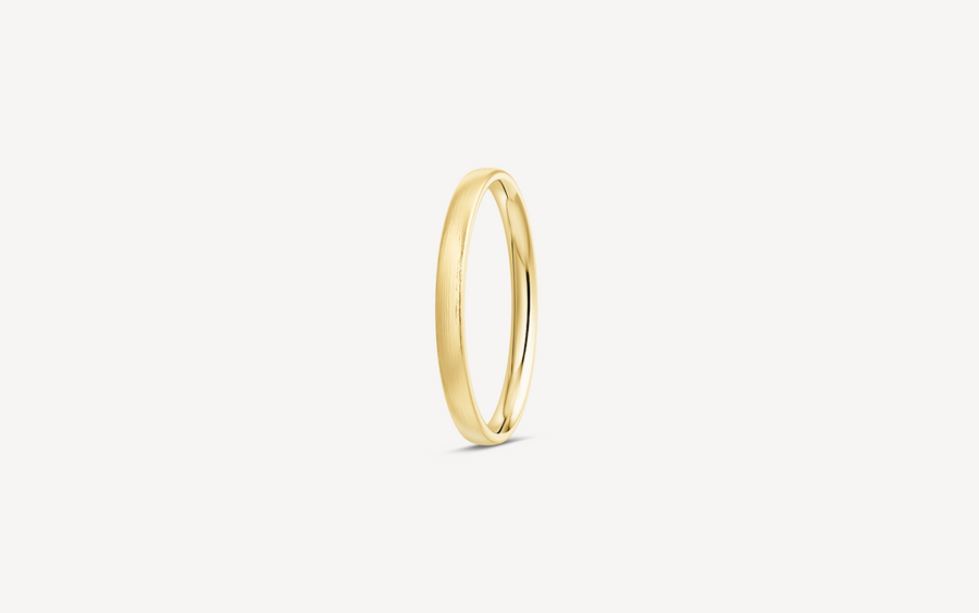 Vielsesring 14karat B-PROFIL - 2mm