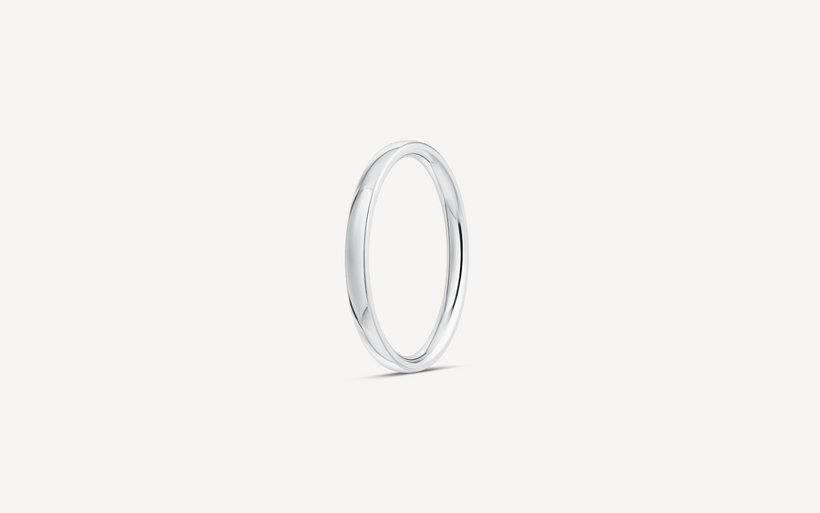 Vielsesring 14karat B-PROFIL - 2mm