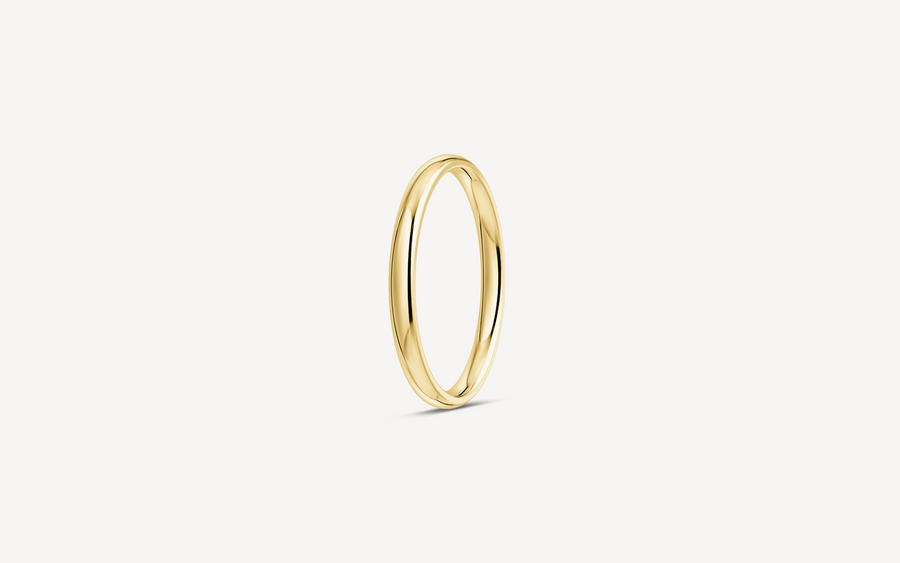 Vielsesring 14karat A-PROFIL - 2mm