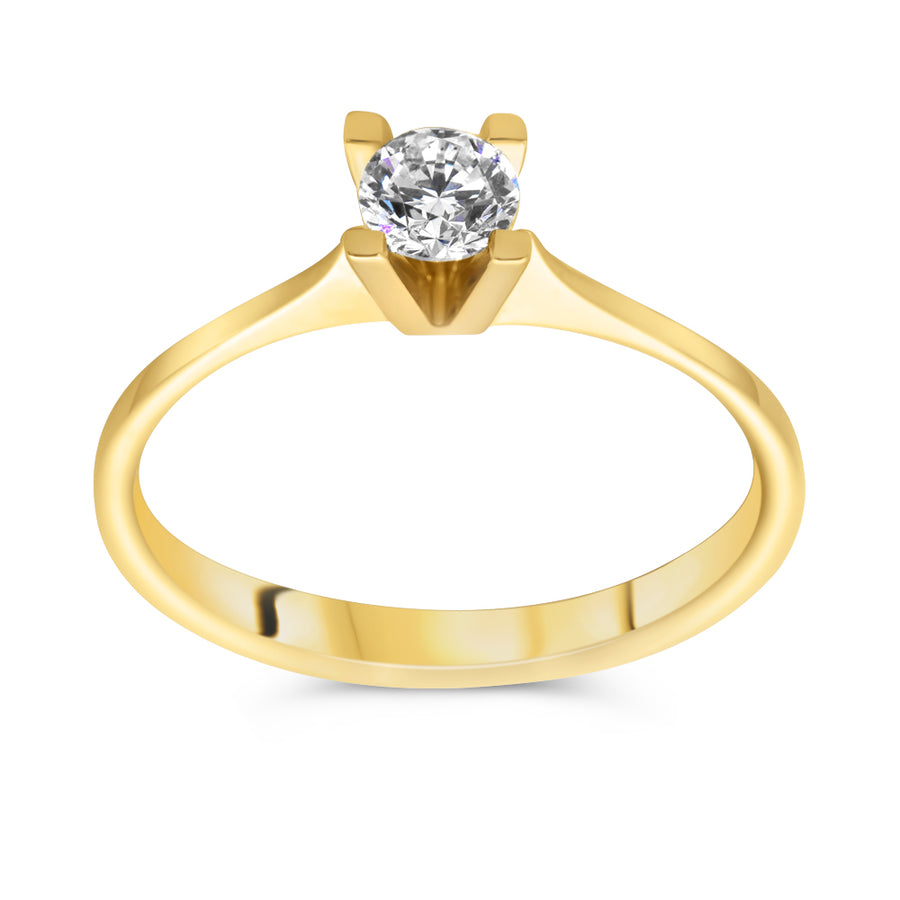 Solitaire Slim (naturlig diamant)